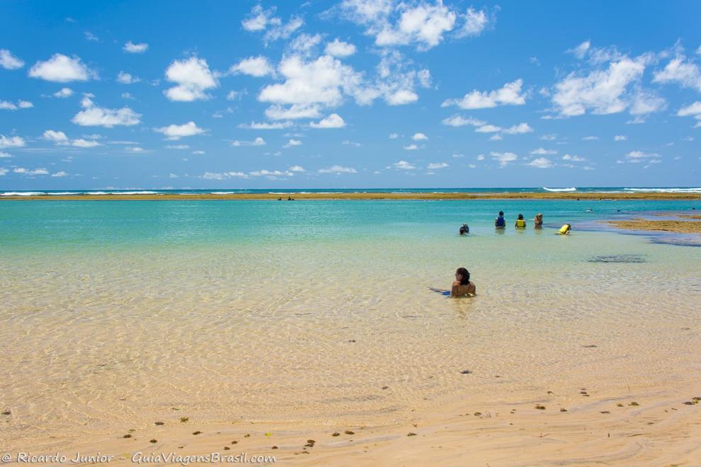 Imagem fasciante da Praia de Taipu de Fora.